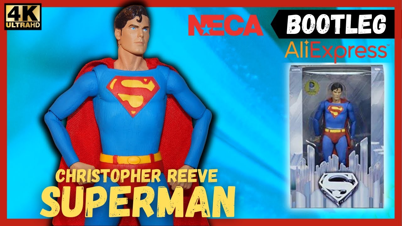 🔵 Superman Christopher Reeve Neca Bootleg Unboxing Español /Especial cumpleaños 69 Christopher Reeve