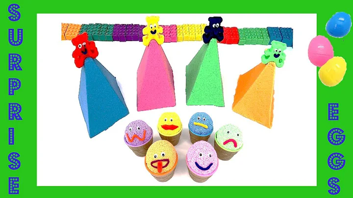 Kinetic Sand I  Play Foam I  Kinder Surprise Toys I Peppa Disney For Kids I