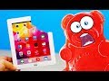 КАК СЪЕСТЬ IPAD ЖЕЛЕЙНОМУ МЕДВЕДЮ ВАЛЕРЕ