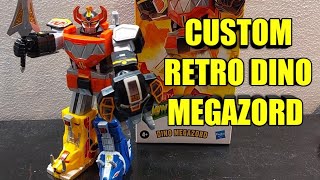 RETRO DINO MEGAZORD CUSTOMIZED! Looks awesome and accurate to the show.