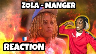 AMERICAN REACTS TO FRENCH RAP! Zola - Manger