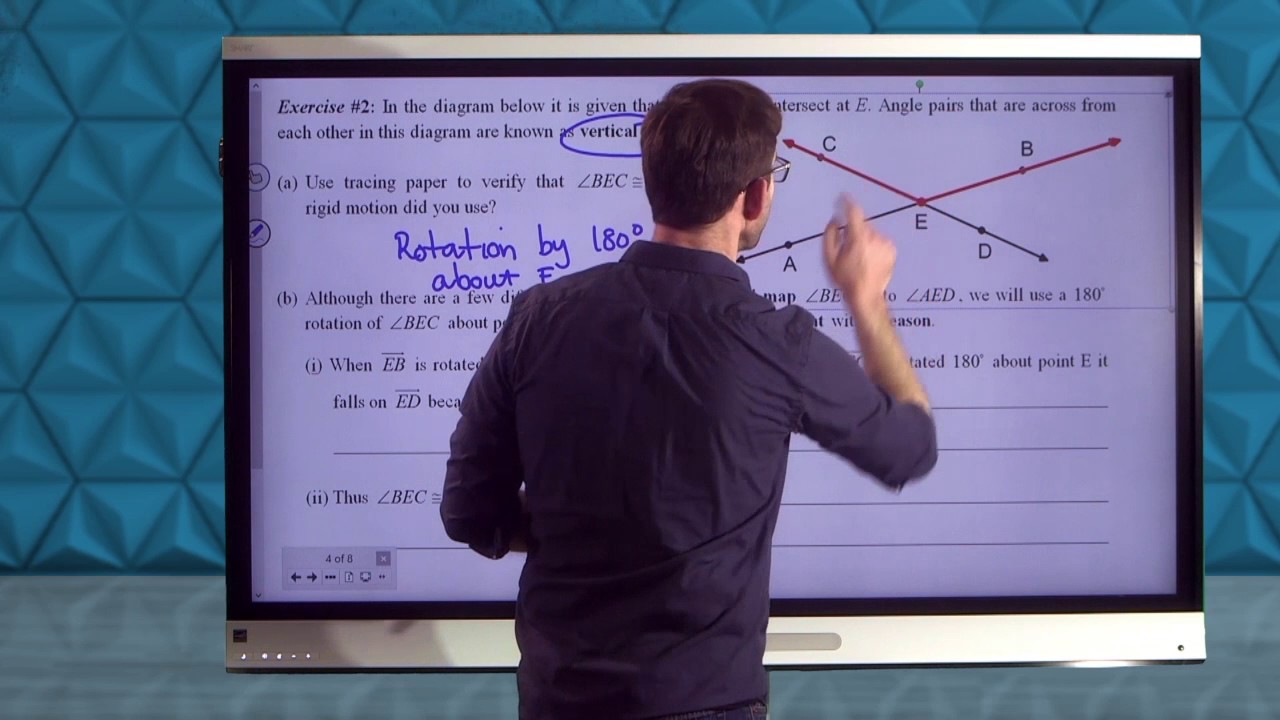 basic rigid motion proofs common core geometry homework