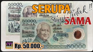 Differences between 50,000 Soeharto Polymer and Paper Banknotes