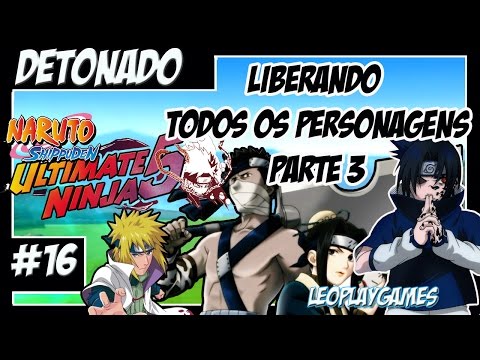 Naruto S Ultimate Ninja 5 Detonado #15 PT-BR Liberando personagens Sasuke  Parte1【Full HD 60 FPS】 