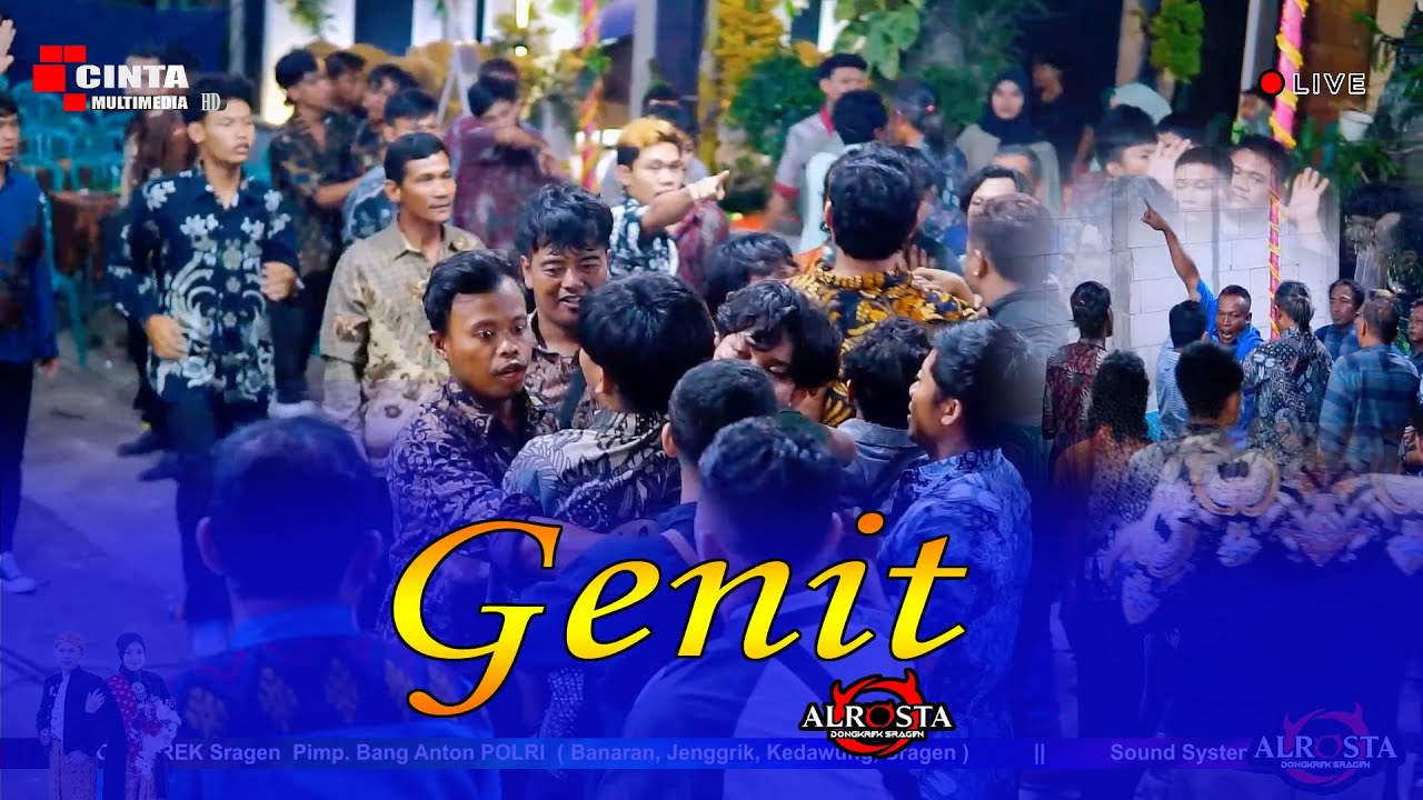 Detik - Detik Hampir RIBUT lagu Genit ALROSTA Dongkrek Sragen