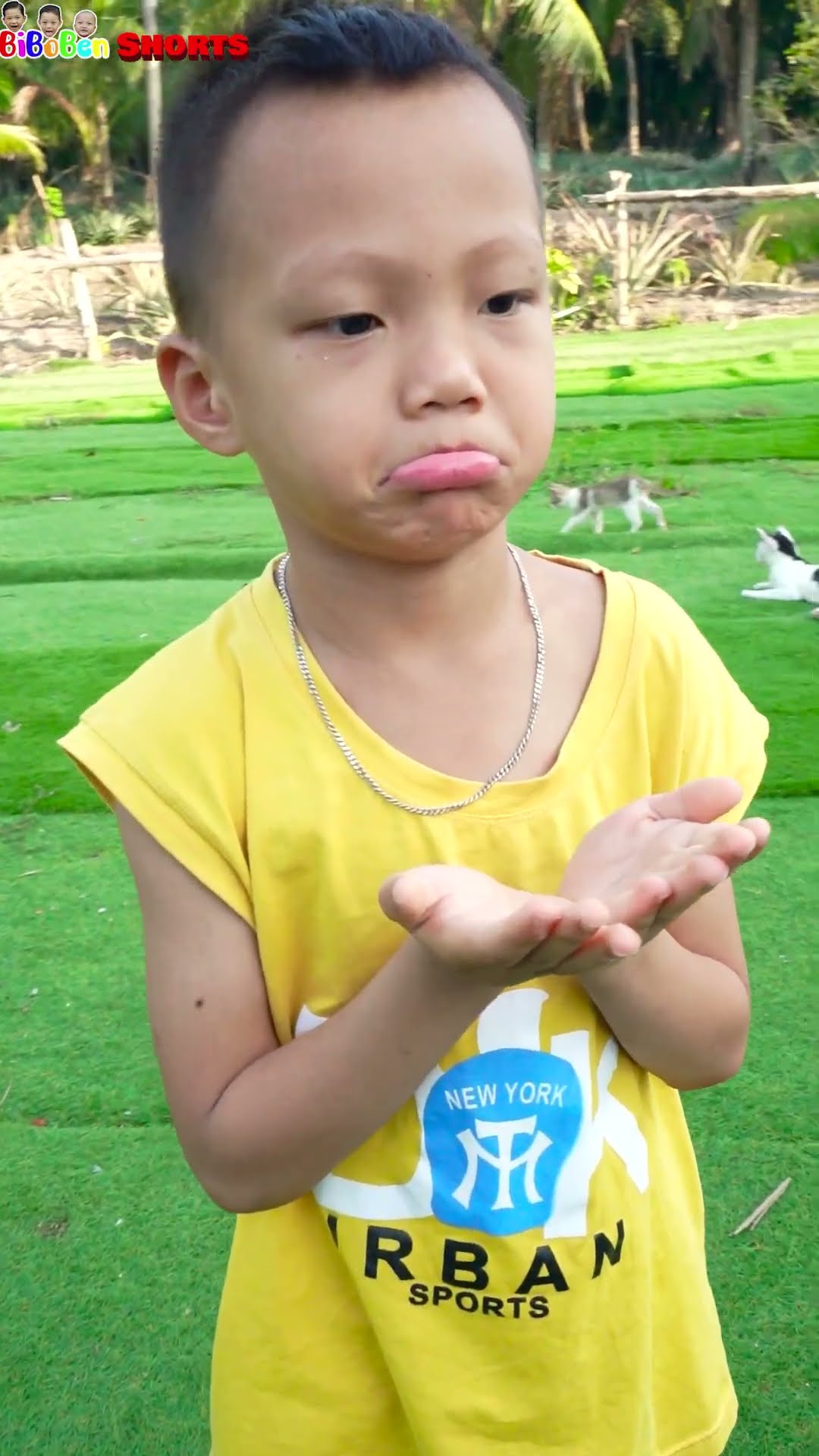 Give good | He was so sad ?