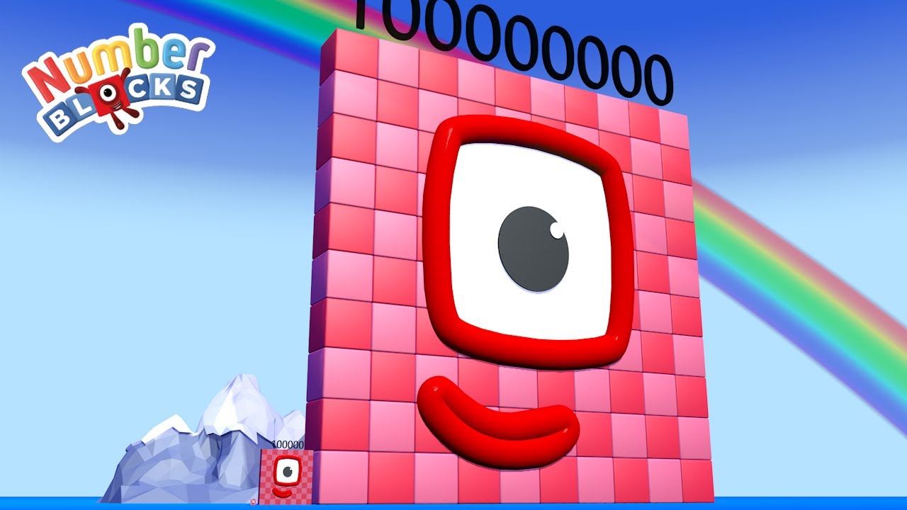 Numberblocks Puzzle 100 vs 100,000,000 - Count to 100,000,000 song ...
