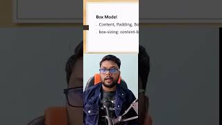CSS Box Model in 30 Seconds 📦 | Margin, Padding & Border Explained #shorts #ytshorts