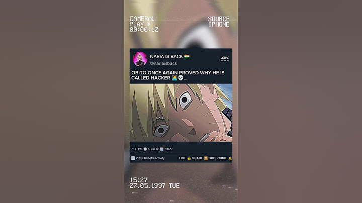 OBITO ONCE AGAIN PROVED WHY HE IS CALLED HACKER 🧑‍💻💀...