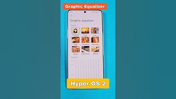 Graphic Equalizer Sound - Hyper OS 2