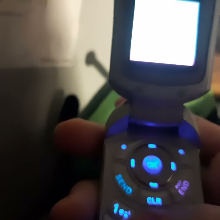 Boomerang Telephone Bumper played on an old cellphone calculator