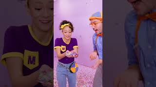 Confetti de colores con Blippi y Meekah 🎉 #Videoseducativos #Blippi #Bici