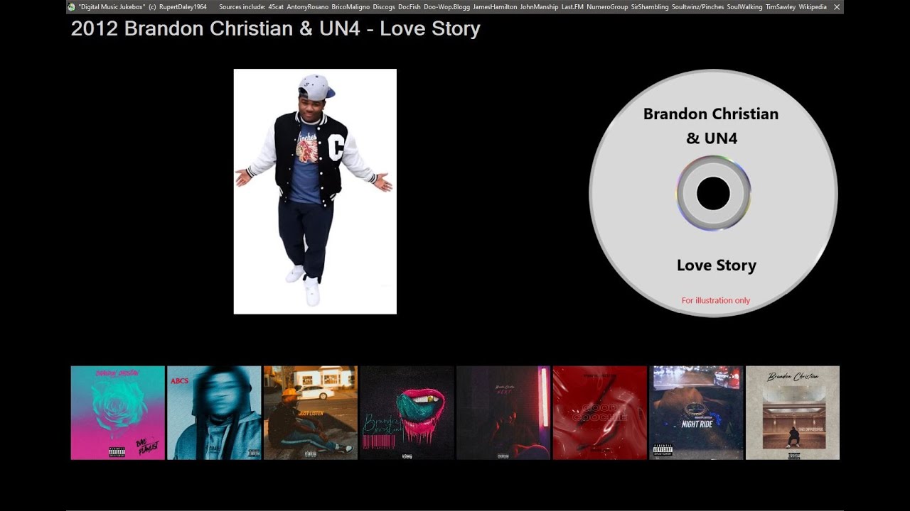 Brandon Christian Rapper Brandon Christian & UN4 - Love Story (2012 SLOW) - YouTube