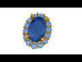 Oval Halo Pendant Design in Matrix 9 | Jewelry CAD Tutorial
