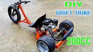Build a 200cc Drift Trike CVT Gearbox at Home