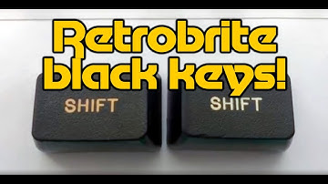 Adventures In Retrocomputing Episode 7 - Retrobrite black keys!