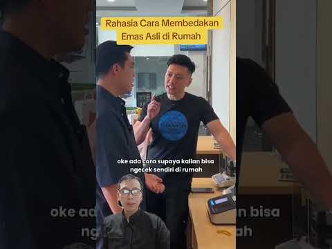 Rahasia Cara Membedakan Emas Asli dari Rumah #emas #emaspalsu #emasantam