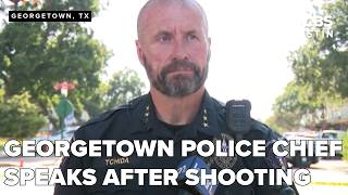 Georgetown Police Chief speaks after Georgetown Square shooting