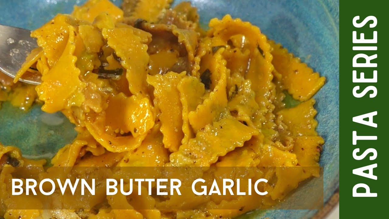 10 minute quick Pasta with Brown Butter Garlic Sauce Smriti's Special