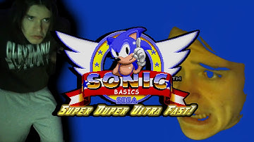 FIRST BALDI THEN THOMAS...NOW SONIC?!! - Sonic The Hedgehog Basics In Super Duper Ultra Fast