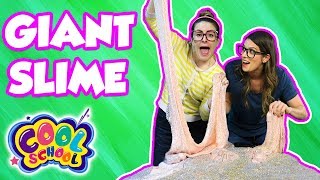 GIANT SLIME CHALLENGE! Who Can Make the Coolest Slime? W/ Ms. Booksy and Crafty Carol! | Cool School