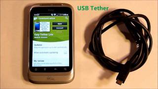 HTC Wildfire S - USB Tether screenshot 2