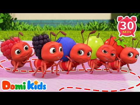 Five Cute Marching Little Ants 🐜 | Lovely Counting Sing-Along | Nursery Rhymes | LEFUN Kids TV