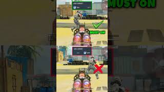 ✅ Best AIM ASSIST SETTING in CODM BR 🔥💯 Codmobile Tips and Tricks #shorts #codmbr #codmiphone
