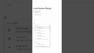 Keep your #notion pages clutter free with this one tip! ✨