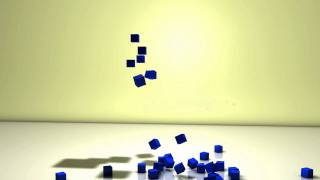 3D Falling Cubes