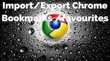 How to Import & Export Bookmarks in Google Chrome || How To Transfer Bookmarks To Another Computer