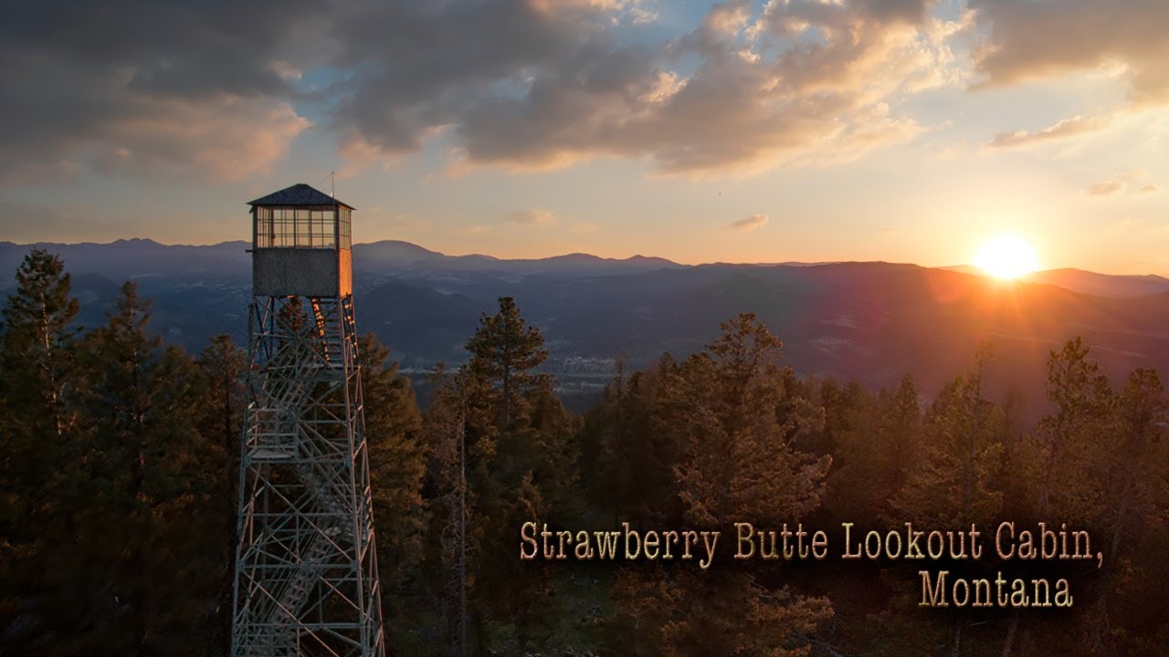 Strawberry Butte Lookout Cabin, Montana YouTube