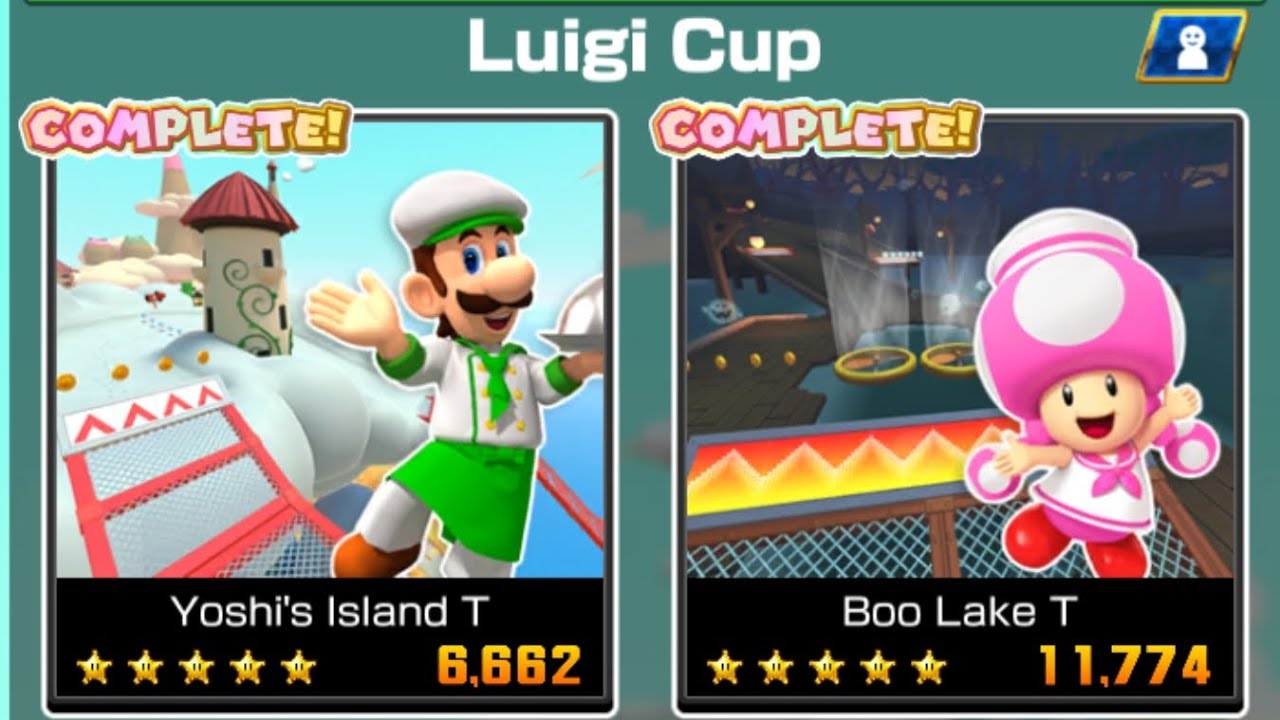 Mario Kart Tour Level 27 Yoshi Tour Luigi Cup 150cc YouTube