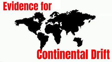 Evidence for Continental Drift