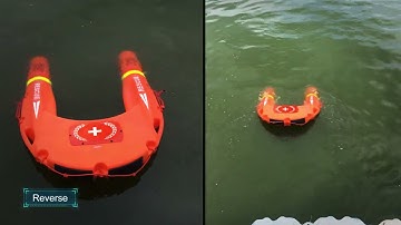 Intelligent Emergency Remote Control Lifebuoy Water Rescue Robot R2