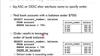 11 - Order By Clause