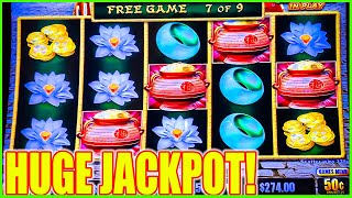 Watch how she SHOCKS the Casino by Scoring a HUGE JACKPOT Dragon Link Happy & Prosperous Slot