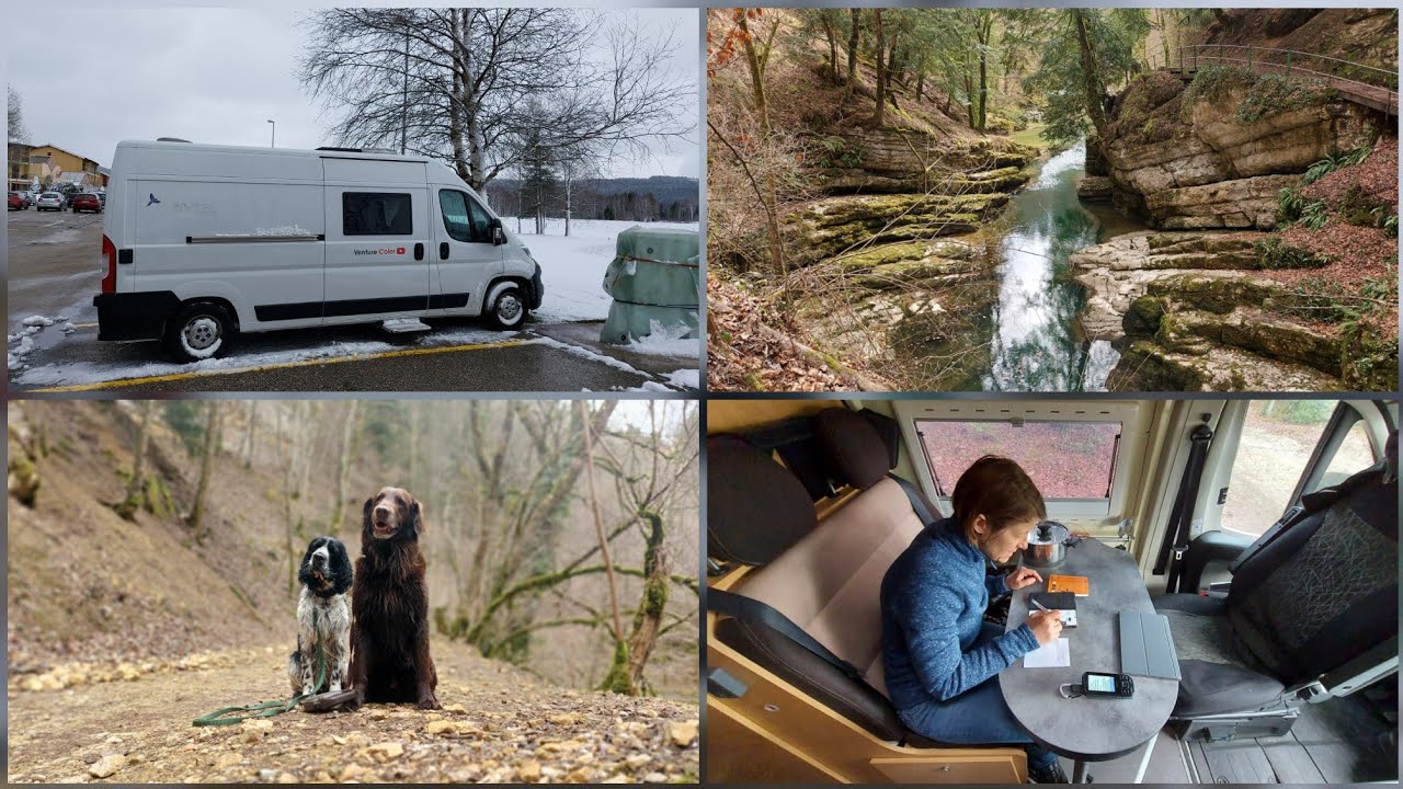 12-14.03.2021 Areuse-Schlucht.Ein Stellplatz mit frühmorgendlicher Störung und Buße.