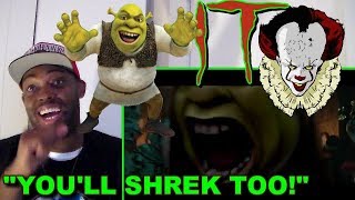 IT (2017) TRAILER BUT IT'S SHREK REACTION!!!