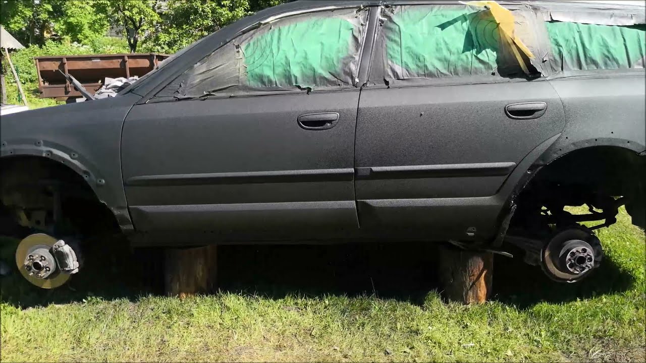 Subaru Outback  MIPA PROTECTOR painted  in the yard