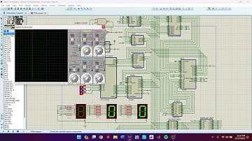 6-bit Computer Design using Proteus 8 Professional - (SAP-1)
