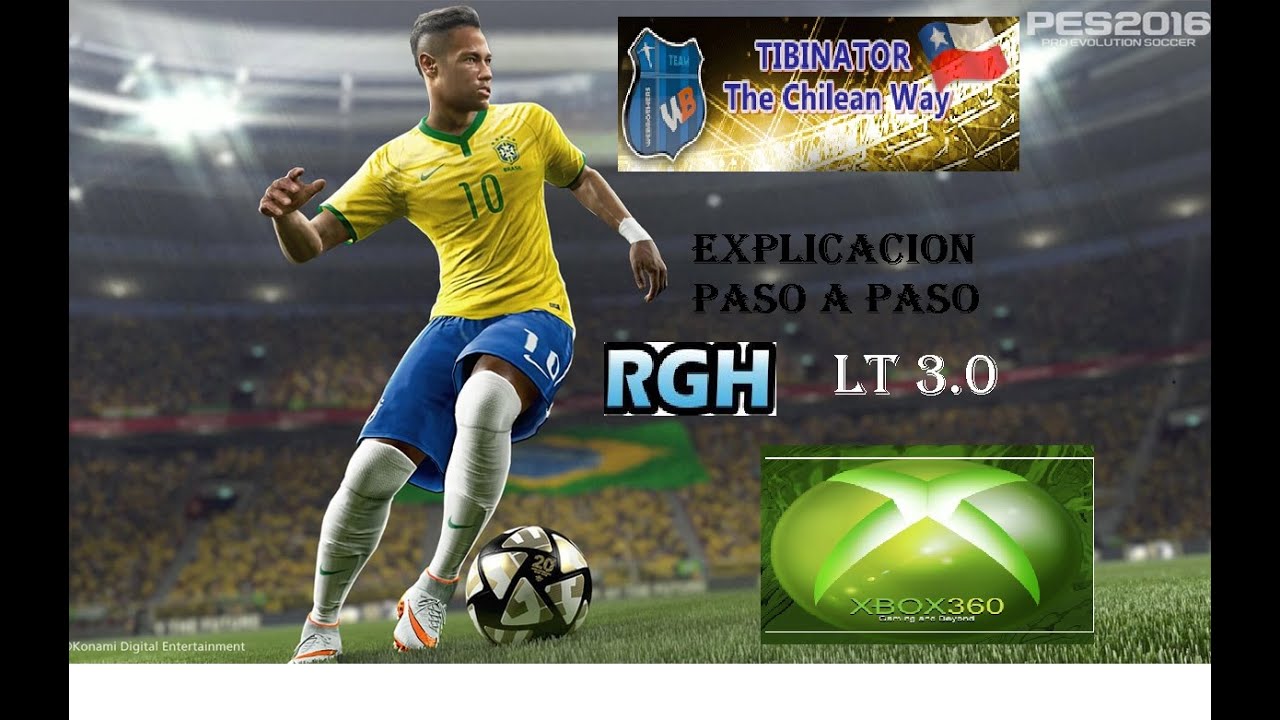 Parche PES 2016 THE CHILEAN WAY Xbox 360 LT 3.0 Y RGH ABRIL 2016 (Paso a paso) NUEVA VERSION 6.2