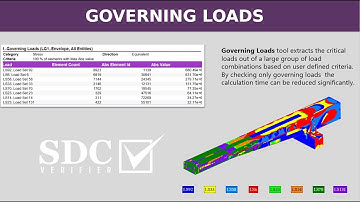 Governing Loads How To | SDC Verifier