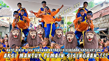 AKSI TERBARU MANTUY!! AKTRASI SISINGAAN SUBANG || Singa Depok || Sadulur Grup Live Buni Asih Lembang