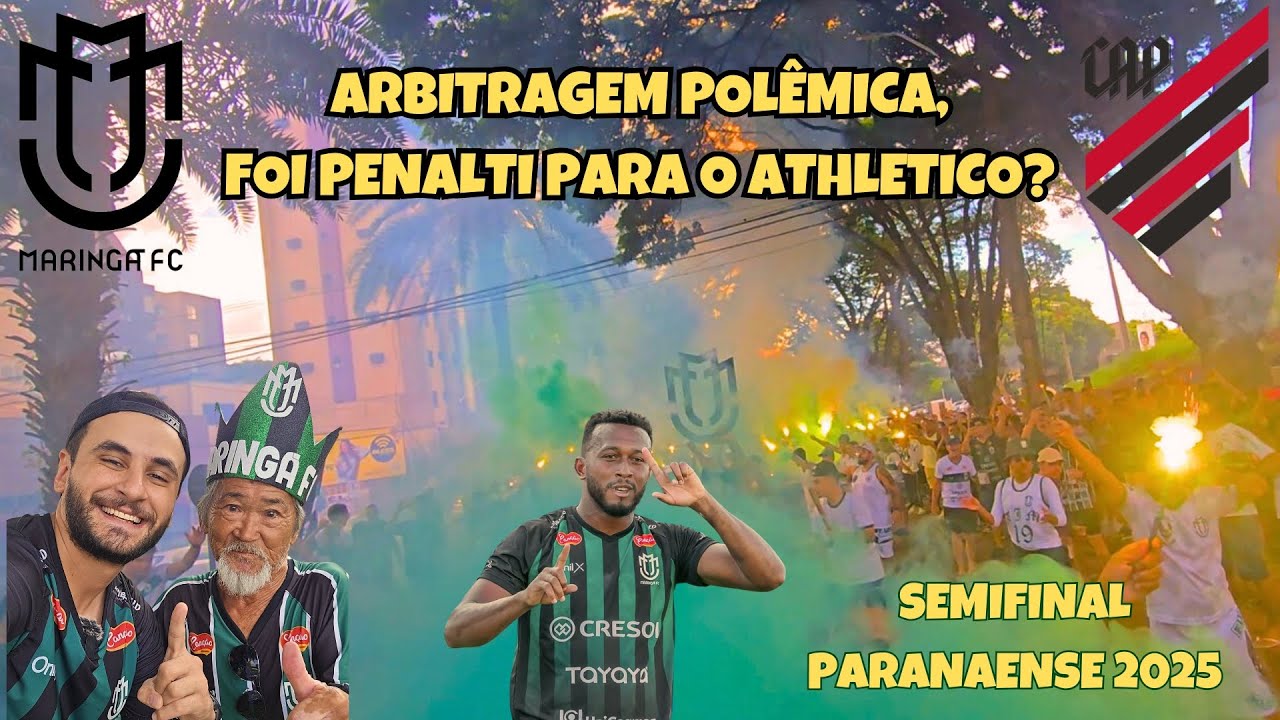 TUDO IGUAL NO JOGO DE IDA | MARINGÁ FC 1 X 1 ATHLETICO PARANAENSE