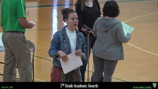 7th Grade Celina Middle School Academic Awards, 5/15/2023.
