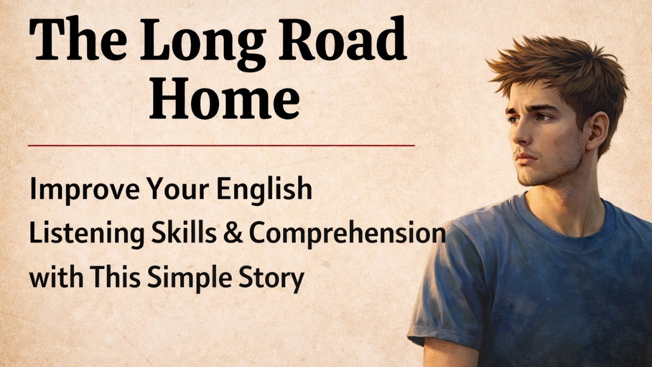 Learn english through story ||  Improve Your English Fluency || The Long Road Home