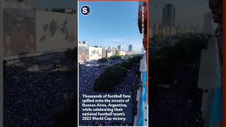 Thousands Gather in Buenos Aires to Celebrate World Cup Win