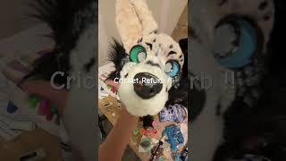 Cricket Refurb!! #therian #furry #fursuit #fursona #mask #edit #lgbt #lgbtq #refurbished #craft #fyp