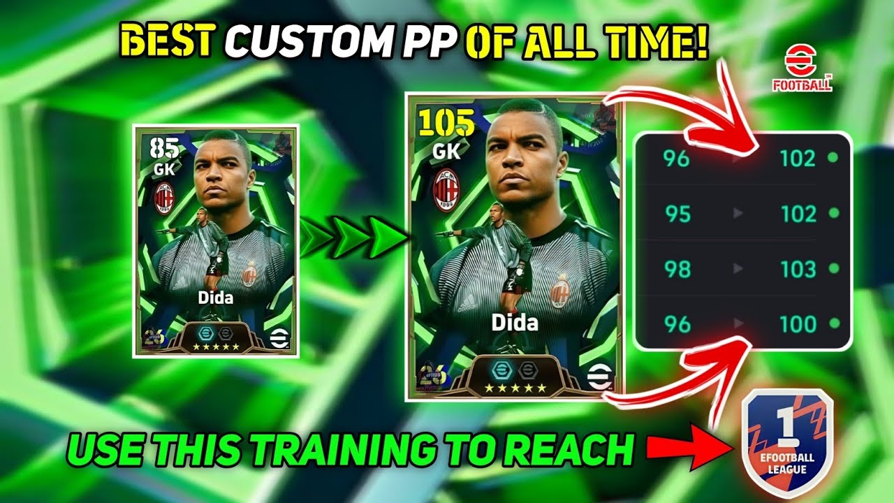 🚨 Max Level Epic Dida Training Guide in eFootball 26 | 💥 Dida Efootball 2026 🔥